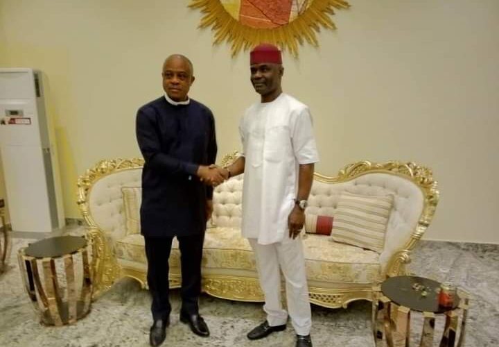 2023: APC Guber Candidate, Ikechi Emenike Visits Abia Deputy Governor, Ude Oko Chukwu (Photos)