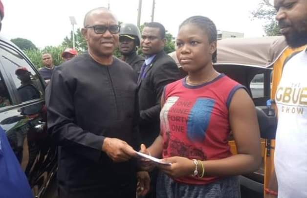 2023: Teenage Girl Donates Savings To Peter Obi’s Presidential Bid