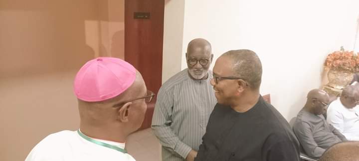 LP Presidential Candidate Peter Obi Attends CAN Transition Ceremony (Photos)