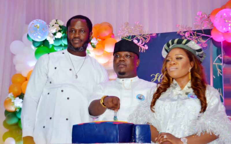 PDP House of Reps candidate, Omobarca celebrates 39th birthday in grand style (Photos)