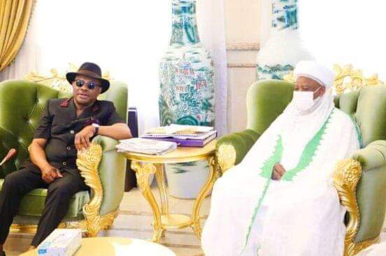 Sultan of Sokoto Meets Wike Behind Closed Doors In Porthacourt (PHOTOS)