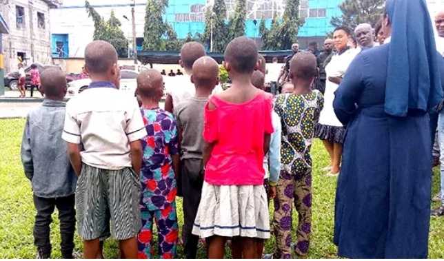 I buy for N50,000 each, says Rev Sister caught with 15 children