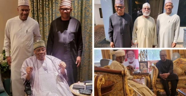 PHOTOS: Obi Visits Former Presidents, Abdulsalami Abubakar And IBB