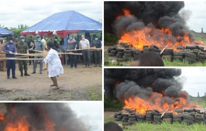 NDLEA destroys N194 billion cocaine seized in Lagos warehouse