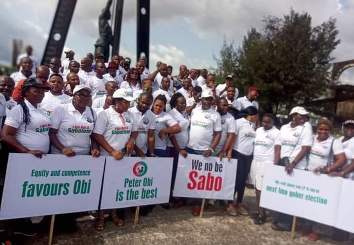 Imo youths, Obidients, stage protest over Ihedioha’s saboteur comment