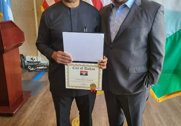 PHOTOS: Peter Obi Conferred With Honorary Citizenship Of Dallas, US