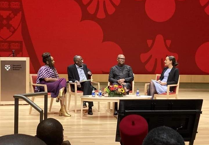 PHOTOS: Peter Obi, Chimamanda Adichie, Belo-Osagie Discuss Leadership At Harvard