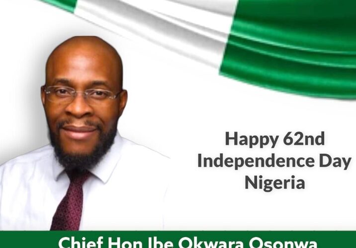 Nigeria at 62: Ibe Okwara Osonwa hails Nigerians’ indomitable spirit