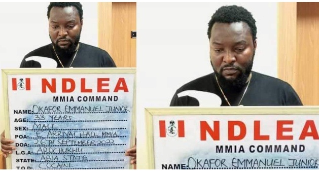 NDLEA Arrests Ex-Footballer, Okafor For Cocaine Trafficking
