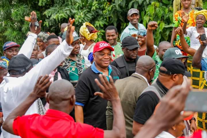 Abia North: Sen Kalu flags off road project in Okoko Item