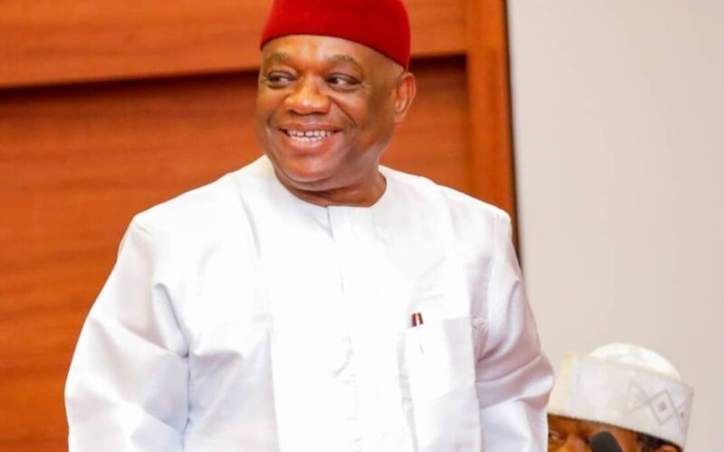 Abia North: Orji Kalu begins construction of more rural roads, drills boreholes in Ohafia, Bende LGAs