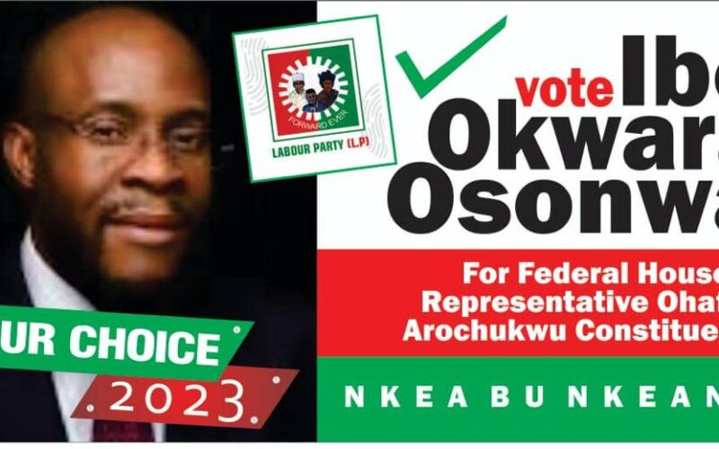 Aro/Ohafia Fed Constituency: I’m committed to improved education,  better welfare package for youth, women — Ibe Okwara