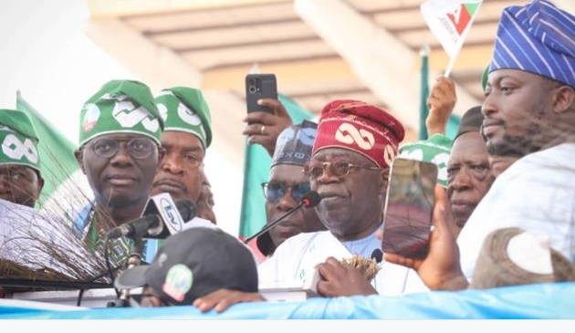 ‘Get your APV, APC and you must vote’ — Tinubu suffers yet another gaffe at rally  [Video]