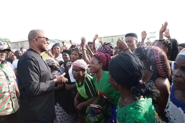 Peter Obi celebrates Christmas with Benue IDPs [Photos]