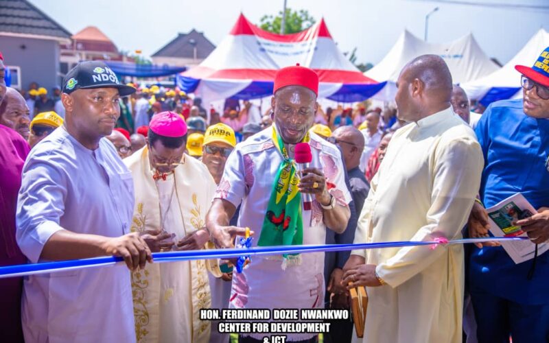 Gov. Soludo Commissions Dozie Nwankwo Centre for Development & ICT In Enugwu Ukwu