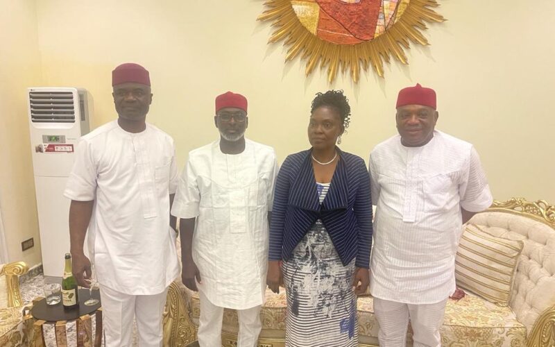 Abia Deputy Gov, Ude Oko Chukwu Hosts Senator Orji Kalu [Photos]