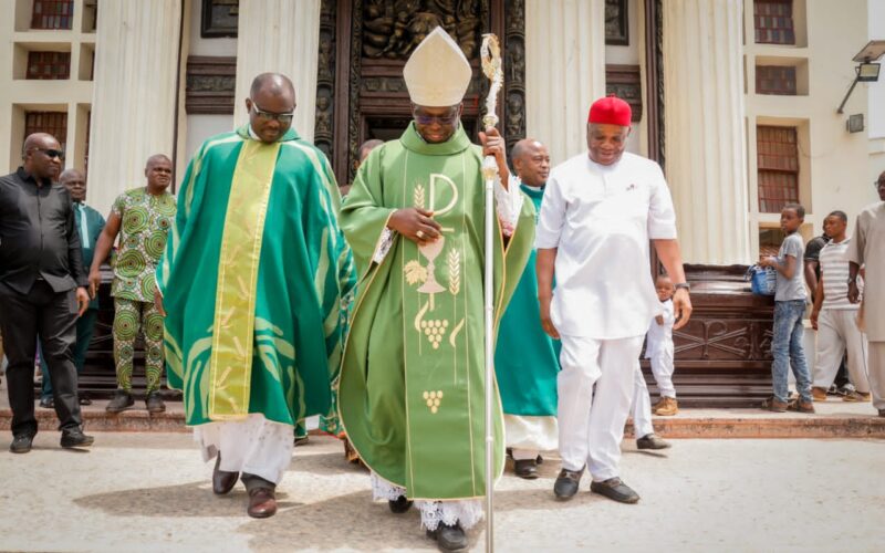 Sen Orji Kalu Doing A Marvelous Job In Abia North, Others Should Emulate Him, Says Catholic Bishop Of Umuahia Diocese, Kalu Ukpong