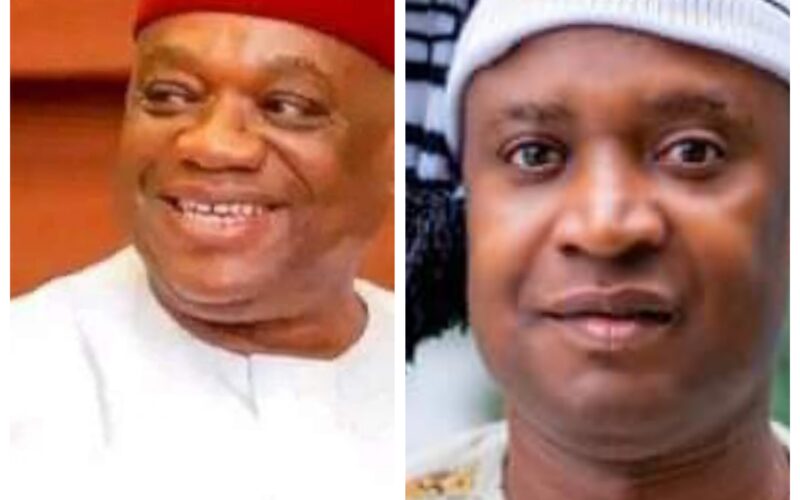 Chief Dan Okeke Greets Sen. Orji Kalu At 63