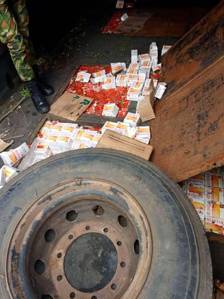 BREAKING: Troops Intercept Ghanaian With Truckload Of Ammunitions Enroute Southeast (Photos) 13 FB IMG 1689601307741