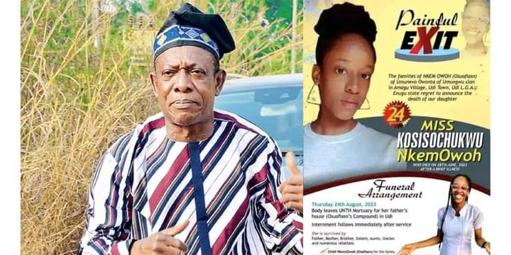 Family Announces Burial Arrangement For Veteran Nollywood Actor, Nkem Owoh’s Daughter