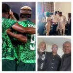 PHOTOS: Akpabio, Peter Obi, Kalu, Lalong, Obi Cubana, Others Storm Abidjan To Support Super Eagles