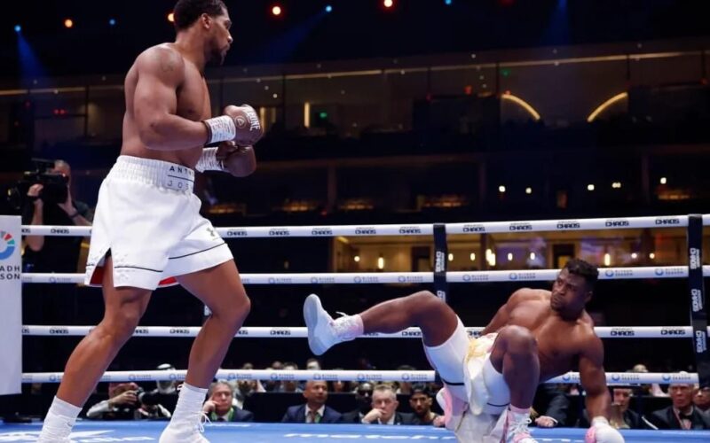 Anthony Joshua Delivers Stunning Second-Round KO Victory Over Francis Ngannou In Riyadh