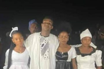 No agenda of having many, I will be satisfied with 35 children – Benue man who married three women on same day