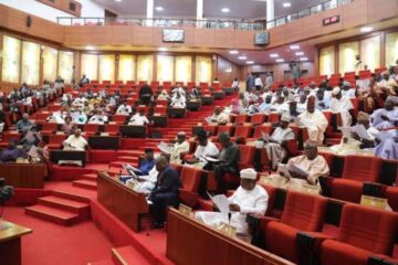 BREAKING: Senators Fight Over Sitting Arrangement, Goes Into Closed-door Session