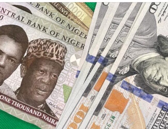 Naira Gains N61.38 Against Dollar At Official Market