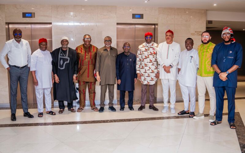 ABIA: Gov Alex Otti Meets National Assembly Caucus