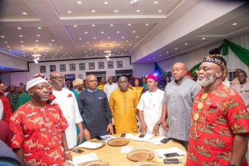 PHOTOS: Gov Otti Inaugurates Newly Elected Council Chairmen