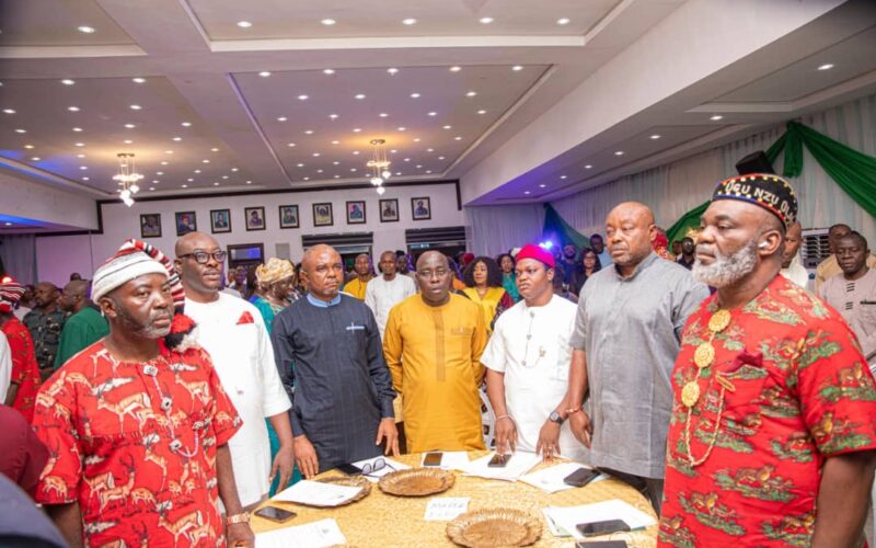 PHOTOS: Gov Otti Inaugurates Newly Elected Council Chairmen