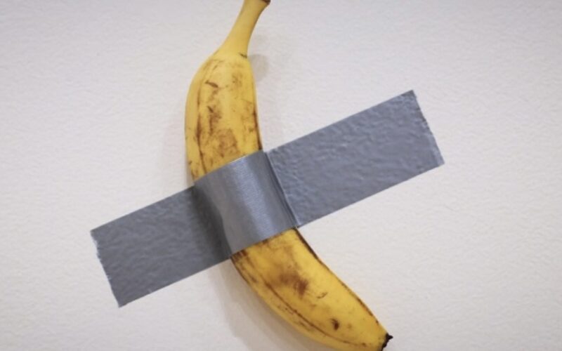 Banana Taped To A Wall Sells For $6.2 Million In New York