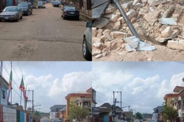 Umuahia Residents Kick As Govt Demolishes Gates At Adelabu Close