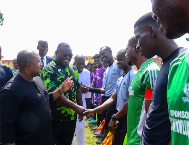 Mayor Lucky Igbokwe Kicks Off NANS Inter-Campus Unity Cup, Urges Students to Pursue Skills and Community Engagement as His Team Wins Opening Game (PHOTOS)