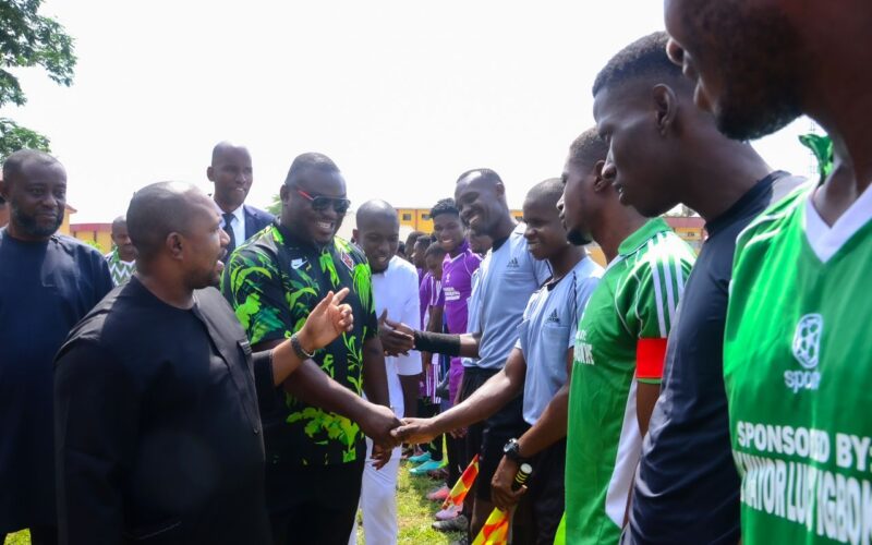 Mayor Lucky Igbokwe Kicks Off NANS Inter-Campus Unity Cup, Urges Students to Pursue Skills and Community Engagement as His Team Wins Opening Game (PHOTOS)