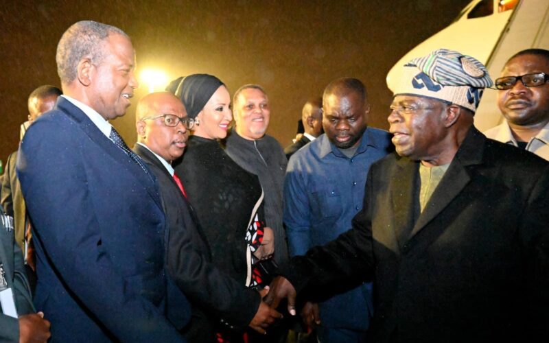 PHOTOS: President Tinubu Arrives In South Africa For Bi-National Commission Meeting