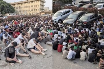 PHOTOS: EFCC Bursts Syndicate of 792 Cryptocurrency Investment, Romance Fraud Suspects in Lagos, Arrests 193 Chinese, Arabs, Filipinos, Others