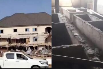 Anambra Govt Demolishes Hotel After Discovery Of 30 Graves, Shrine, Ammunition, Others