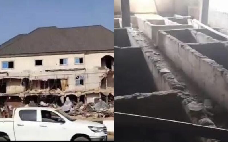 Anambra Govt Demolishes Hotel After Discovery Of 30 Graves, Shrine, Ammunition, Others