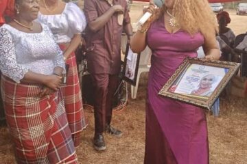 Ohafia Community Honours American-Based Philanthropist, Chief Lady Amaka Mba-Olobor