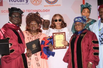 Etigwe Uwa Chairs African University of Science & Technology’s 10th Convocation as Varsity Honours SGF, UBA GMD, Kashim, Others (Photos)