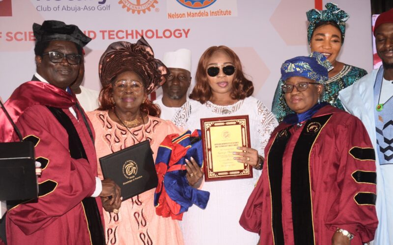 Etigwe Uwa Chairs African University of Science & Technology’s 10th Convocation as Varsity Honours SGF, UBA GMD, Kashim, Others (Photos)