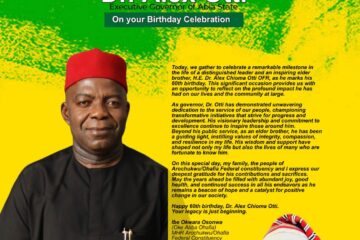 Rep Ibe Okwara Osonwa Congratulates Governor Otti on 60th Birthday