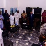 PHOTOS: Akpabio’s Aide, Ikenna Ukwa, Meets Abiriba APC Leaders In Aba