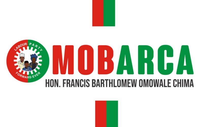 Hon. Francis Bartholomew Omowale Chima (aka Omobarca) unveils logo of his new party, Labour Party: a new chapter for Ajeromi Ifelodun federal constituency