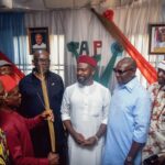 PHOTOS: APC Chieftain Ikenna Ukwa Strengthens Party’s Unity, Leads Ohafia Stakeholders To State Chairman, Hosts Abia Executives