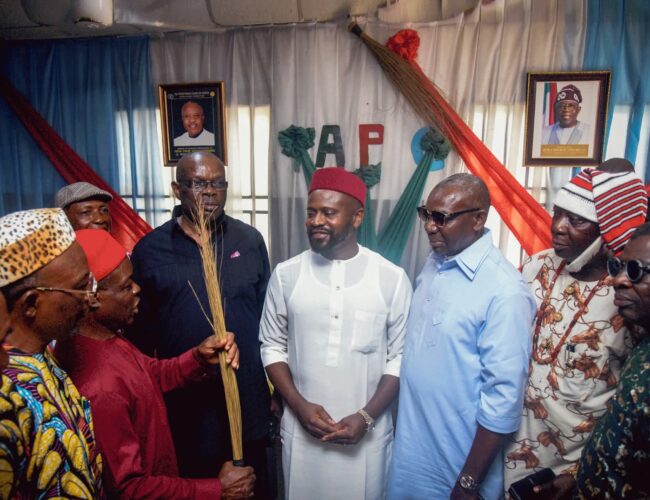 PHOTOS: APC Chieftain Ikenna Ukwa Strengthens Party’s Unity, Leads Ohafia Stakeholders To State Chairman, Hosts Abia Executives