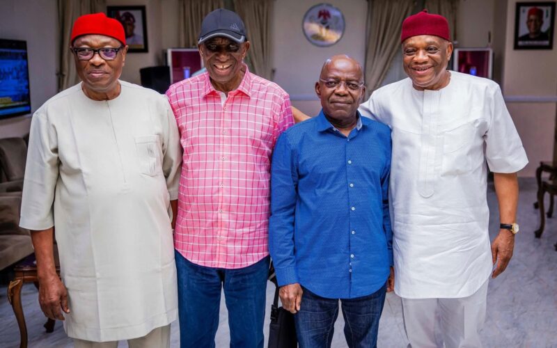 Govs Otti Says He’s Using Orji Uzor Kalu’s Template To Rebuild Abia, Reaffirms Support for Tinubu’s Economic Reforms