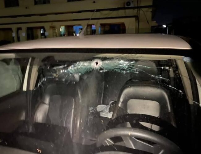Gov Otti’s Commissioner Escapes Death As Gunmen Rain Bullets On Official Vehicle